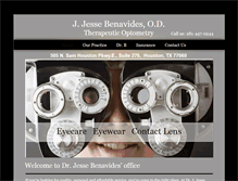 Tablet Screenshot of benavidesoptic.com